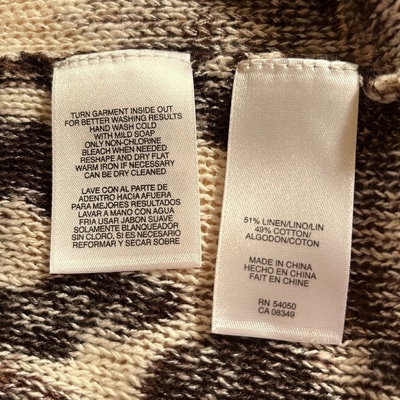 Nwt Jones New York Animal Print Open Front Cardigan Sweater - Picture 16 of 16